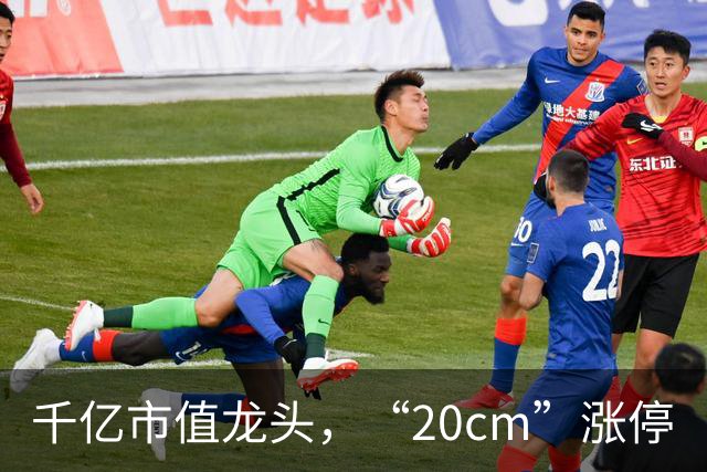 千亿市值龙头，“20cm”涨停